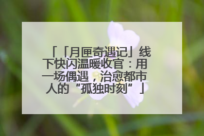 「月匣奇遇记」线下快闪温暖收官：用一场偶遇，治愈都市人的“孤独时刻”