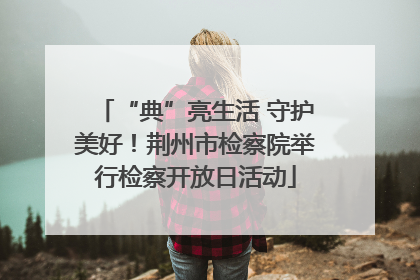 “典”亮生活 守护美好！荆州市检察院举行检察开放日活动