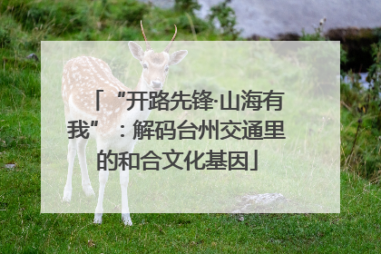 “开路先锋·山海有我”：解码台州交通里的和合文化基因
