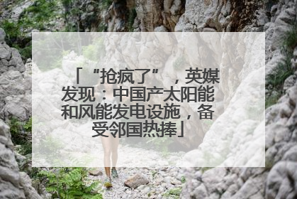 “抢疯了”，英媒发现：中国产太阳能和风能发电设施，备受邻国热捧