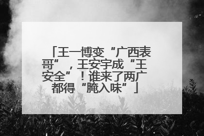 王一博变“广西表哥”，王安宇成“王安全”！谁来了两广都得“腌入味”
