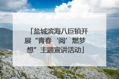 盐城滨海八巨镇开展“青春‘阅’燃梦想”主题宣讲活动