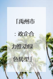禹州市：政企合力推动绿色转型