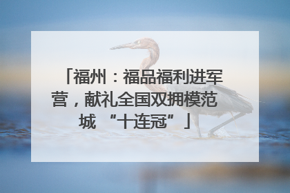 福州：福品福利进军营，献礼全国双拥模范城 “十连冠”