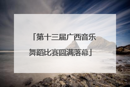 第十三届广西音乐舞蹈比赛圆满落幕