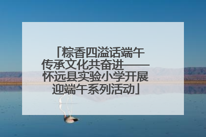 粽香四溢话端午 传承文化共奋进——怀远县实验小学开展迎端午系列活动