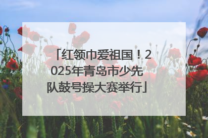 红领巾爱祖国！2025年青岛市少先队鼓号操大赛举行