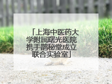 上海中医药大学附属曙光医院携手鹊秘堂成立联合实验室