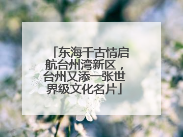东海千古情启航台州湾新区，台州又添一张世界级文化名片