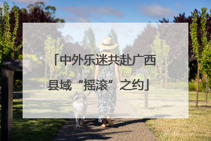 中外乐迷共赴广西县域“摇滚”之约