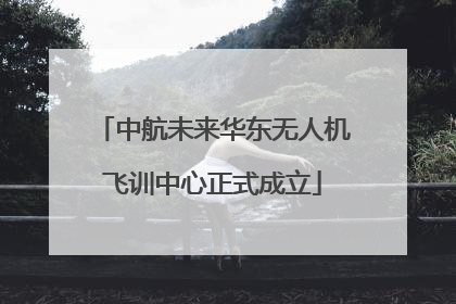 中航未来华东无人机飞训中心正式成立