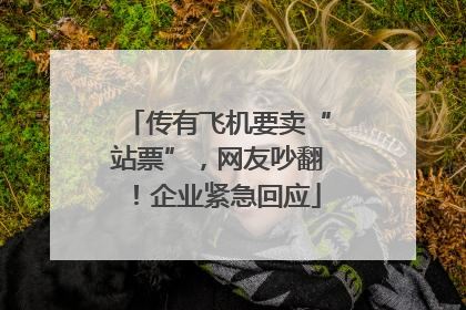 传有飞机要卖“站票”，网友吵翻！企业紧急回应