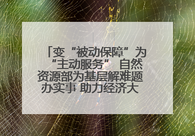 变“被动保障”为“主动服务” 自然资源部为基层解难题办实事 助力经济大省挑大梁