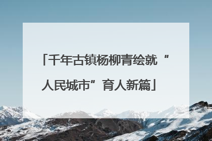千年古镇杨柳青绘就“人民城市”育人新篇