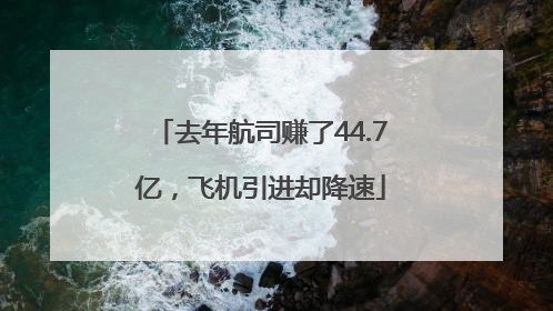 去年航司赚了44.7亿，飞机引进却降速