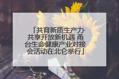 共育新质生产力·共享开放新机遇 甬台生命健康产业对接会活动在北仑举行