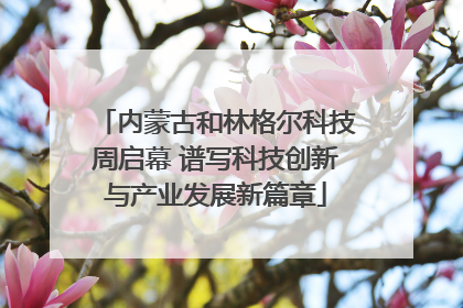 内蒙古和林格尔科技周启幕 谱写科技创新与产业发展新篇章