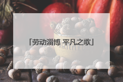 劳动淄博 平凡之歌