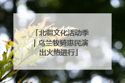 北疆文化活动季｜乌兰牧骑惠民演出火热进行