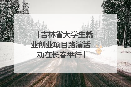 吉林省大学生就业创业项目路演活动在长春举行