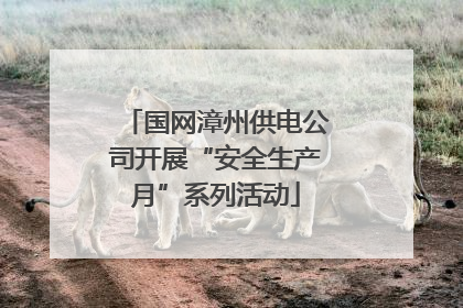 国网漳州供电公司开展“安全生产月”系列活动