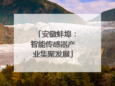 安徽蚌埠：智能传感器产业集聚发展