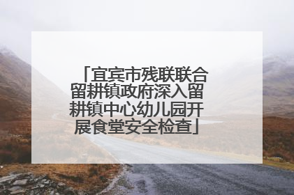 宜宾市残联联合留耕镇政府深入留耕镇中心幼儿园开展食堂安全检查