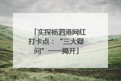 实探杨泗港网红打卡点：“三大疑问”一一揭开