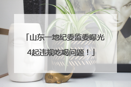 山东一地纪委监委曝光4起违规吃喝问题！