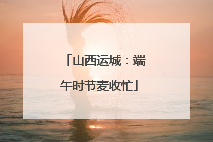 山西运城：端午时节麦收忙