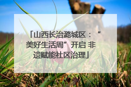 山西长治潞城区：“美好生活周”开启 非遗赋能社区治理