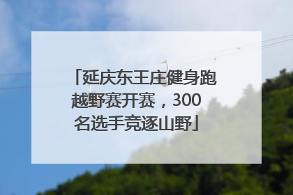 延庆东王庄健身跑越野赛开赛，300名选手竞逐山野