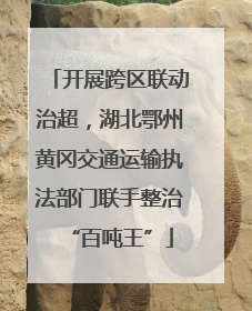 开展跨区联动治超，湖北鄂州黄冈交通运输执法部门联手整治“百吨王”