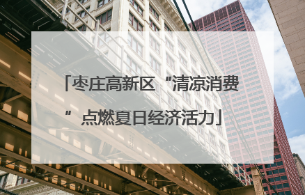 枣庄高新区“清凉消费”点燃夏日经济活力
