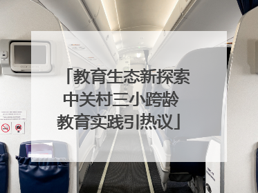 教育生态新探索 中关村三小跨龄教育实践引热议