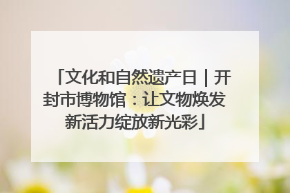 文化和自然遗产日｜开封市博物馆：让文物焕发新活力绽放新光彩
