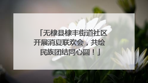 无棣县棣丰街道社区开展消夏联欢会，共绘民族团结同心圆！