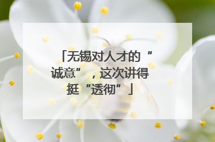 无锡对人才的“诚意”，这次讲得挺“透彻”