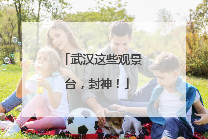 武汉这些观景台，封神！