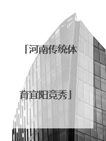 河南传统体育宜阳竞秀