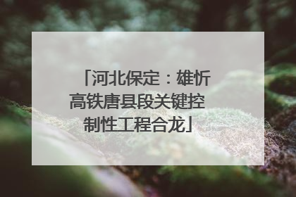 河北保定：雄忻高铁唐县段关键控制性工程合龙