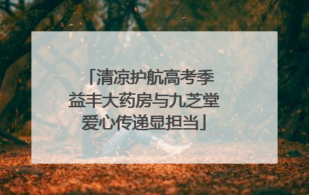 清凉护航高考季 益丰大药房与九芝堂爱心传递显担当