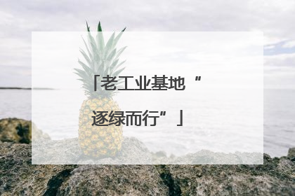老工业基地“逐绿而行”