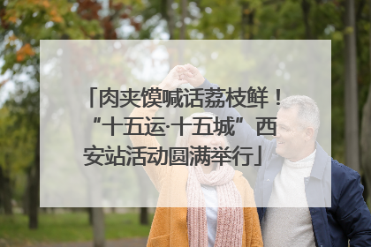 肉夹馍喊话荔枝鲜！“十五运·十五城”西安站活动圆满举行