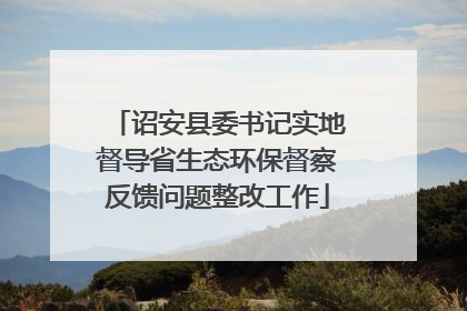 诏安县委书记实地督导省生态环保督察反馈问题整改工作