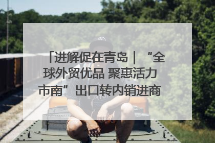 进解促在青岛｜“全球外贸优品 聚惠活力市南”出口转内销进商超专场活动启动