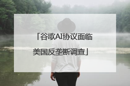 谷歌AI协议面临美国反垄断调查