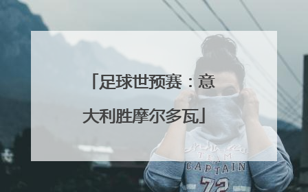 足球世预赛：意大利胜摩尔多瓦