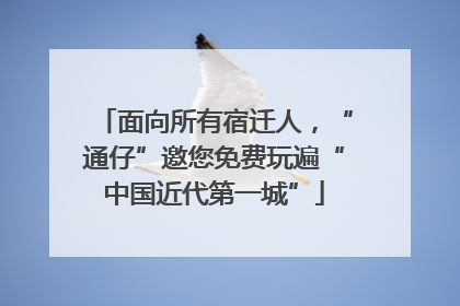 面向所有宿迁人，“通仔”邀您免费玩遍“中国近代第一城”