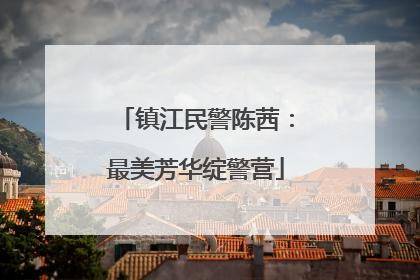 镇江民警陈茜：最美芳华绽警营